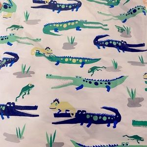 Pottery Barn Alligator Crib Sheet